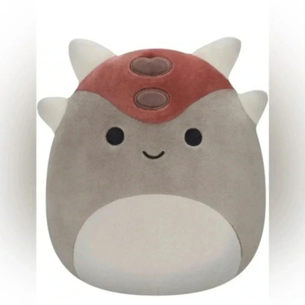 Squishmallows 8" Ainhoca The Ankylosaurus gray New